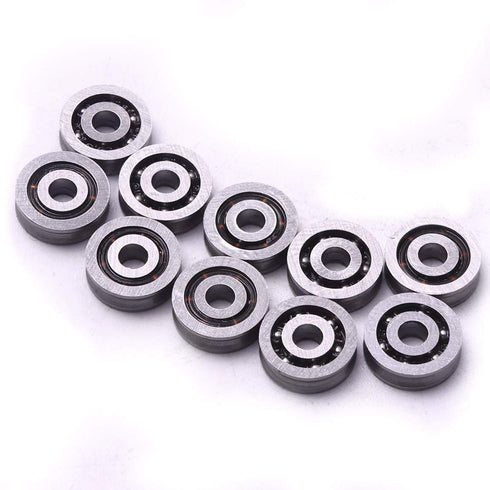 Atoplee V Groove Ball Bearings - 10pcs 3x10x3mm HCS 603VV Deep Pulley Wheels Roller Bearing