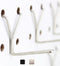 100-Pack Stainless Steel Pegboard Hooks 1" L - Fits Any Peg Board, Will Not Fall Out - Organize Tools, Garage, Crafts