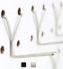 100-Pack Stainless Steel Pegboard Hooks 1" L - Fits Any Peg Board, Will Not Fall Out - Organize Tools, Garage, Crafts