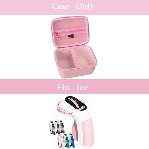 Mchoi Hard Case Suitable for Phomemo E975 Embossing Label Maker Machine (with 6 Tapes, Waterproof Shockproof Label