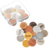 Moxweyeni 16 Piece Metal Identification Kit Magnetic and Non Magnetic Metal Discs