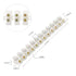 12 Position Dual Row Terminal Block Set, 7 Pieces Electrical Barrier Wire Connector Block, 10A 380V