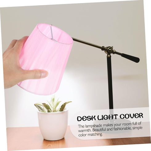 Cozy WOONEKY Gauze Table Lamp Shade for Floor Wall and Pendant Lamps Elegant Pink Cover for Illumination Bedroom Hotel