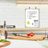 Message White Board 24" x 16" Small Dry Erase Calendar for Wall, Portable for Drawing and Teaching Memo