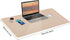 Leather Desk Pad, Non-Slip Desk Protector Mat, Waterproof Desk Blotter, Computer Desk Pad for Office Home Decor - Beige