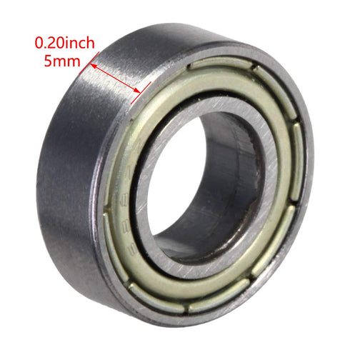 Othmro 10Pcs 688ZZ Deep Groove Ball Bearings: Double Plastic Sealed, Carbon Steel, 0.31x0.63x0.2inch