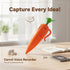 WmerWmn 3-Pack Set Carrot Recorder Pen, Voice Recording Writing Tool with Playback Feature, Creative Activities