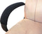 Wanty 2 Pieces Home Office Polyester Armrest Slipcovers, Durable Machine Washable (Black)