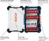 BOSCH SDMS24 24-Piece Custom Case System Set for Assorted Impact Tough Screwdriving Applications