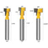 TOEVER 5pcs Set, 1/4 Inch Set 5/16&3/8 1/2 &5/8 &7/16 Inch Keyhole Router Bits Shank Router bits, Router Bit & Blade