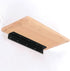 4 Pack 8" Wood,200mm L Bracket, Heavy Duty Corner Brace, Metal Shelf Bracket Angle Bracket for Shelves, Black Metal