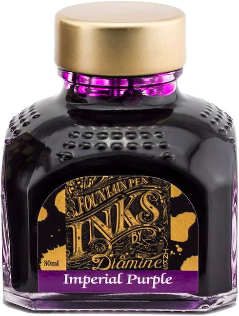 Diamine Fountain Pen Ink, Imperial Purple 80ml