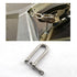 M12 Long D Ring Shackle, 304 Stainless Steel Anchor Shackle with Screw Pin for Material Handling (Pack of 2)