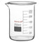 stonylab Borosilicate Glass Beaker, 250 ml Graduated Low Form Griffin Beaker with Pouring Spout (1 Pack)