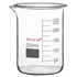stonylab Borosilicate Glass Beaker, 250 ml Graduated Low Form Griffin Beaker with Pouring Spout (1 Pack)