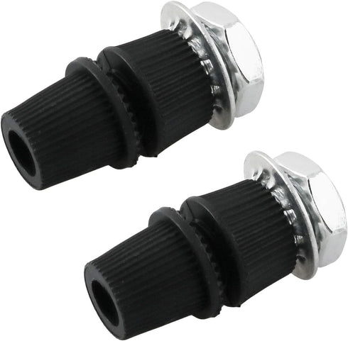 HJGarden 10PCS Lamp Head Lock Wire Buckle Screw DIY Power Cord Retainer Joint Black Chandelier Fitting Suitable