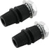 HJGarden 10PCS Lamp Head Lock Wire Buckle Screw DIY Power Cord Retainer Joint Black Chandelier Fitting Suitable
