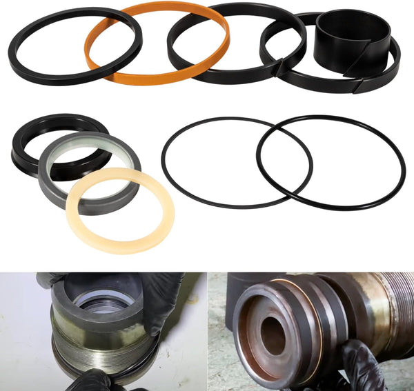 Hydraulic Cylinders Seal Kit (1543273C1/G109423) for Case Backhoe Loader Cylinder, 10 PCS Universal Repair Packings