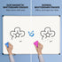 SAYEEC 12 Pack Magnetic Dry Erase Erasers, Chalkboard Cleansers for Kids, Teachers, School, Home, Office Supplies