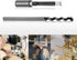 SaferCCTV 1/2 Inch Square Hole Drill Bit, Woodworking Mortiser Drill Bit, Hollow Chisel Mortise Drill Tool