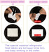 Hcode Self-Adhesive Removable Freezer Food Storage Labels, 300 Stickers, Easy Clean, 1x3 Fill in