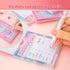 KOOBOOK Kawaii Planner Notebook - Cute Memo Pads with Computer Game Shape Design, 5 Styles, 50 Sheets/Pad
