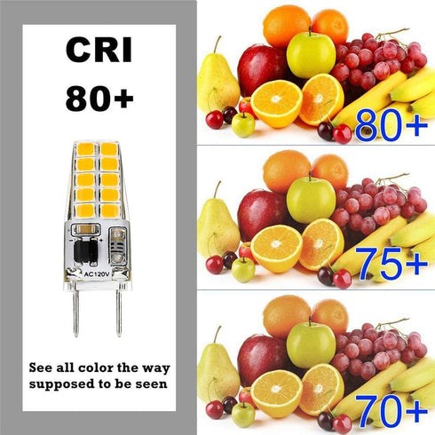 G8 LED Bulb Dimmable, 120V T4 JCD Type Bi-Pin G8 Base, 20W Halogen Equivalent, Warm White 3000K (6 Pack)