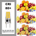 G8 LED Bulb Dimmable, 120V T4 JCD Type Bi-Pin G8 Base, 20W Halogen Equivalent, Warm White 3000K (6 Pack)