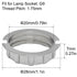LUORNG 10PCS G9 M20 3/4 Inch Light Socket Fixed Rings Shade Holder Adapter Table Floor Lamp Diameter Zinc Alloy