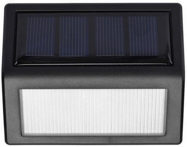 anso LED Solar Powered Light Control Garden Path Way Wall Lamp Waterproof Yard