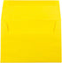 JAM PAPER A7 Colored Invitation Envelopes - 5 1/4 x 7 1/4 - Yellow Recycled (100/Pack)
