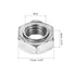 uxcell 10Pcs Hex Weld Nuts, M10x1.5mm Carbon Steel Hex Nuts for DIY Home Repair, Silver