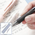 HeTaoCat 0.5mm Fine Point Retractable Gel Pens, Quick Drying, Black Ink, Box of 6 Pens (Multicolor)