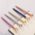 Diamond Pens, Fun Fancy Crystal Diamond Pen for Women, Bling Metal Pens, Black Ink, 18 Count (Mixed Colors)