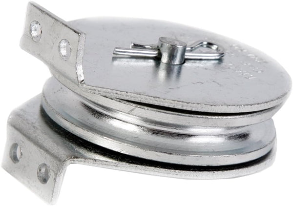 Koch 3202093 Groove Wheel Fixed Flange Cable Pulley Block with 2-Inch Sheave, Zinc Plated Steel, 480 lbs. Working Load