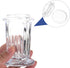 Gatuida 1pc Glass Staining Jar with Lid, 5-Slide Canister for Microscope Slides, Clear Container for Staining