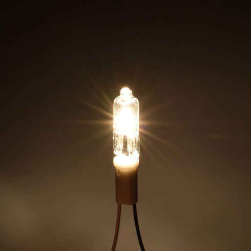 Diximus G4 Low Voltage Halogen Bulbs: 20W Bi-Pin Light Bulbs for Landscape Lighting, 10 Pack