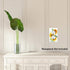 Pznen 1-Gang 4.5x2.76 Inch Watercolor Sunflowers Bouquet Outlet Covers, Yellow Floral Duplex Receptacle Wall Plate