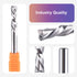 1/4 inch 1/4 inch SpeTool Spiral Router Bits Down Cut Cutting Diameter, Shank Solid Carbide CNC Bits End Mill for Wood