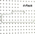 4-Pack RightArrange Pegboard Paper Towel Holder, - Stainless Steel - Hooks to Any Peg Board - Pegboard Organization
