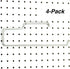4-Pack RightArrange Pegboard Paper Towel Holder, - Stainless Steel - Hooks to Any Peg Board - Pegboard Organization