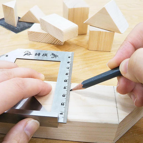 Shinwa Sokutei ANGLE SCRIBING SQUARE 62081 (Japan Import)