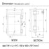ABS Plastic Dustproof Waterproof IP65 Junction Box, Hinged Shell Electrical Project Enclosure with Clear Cover