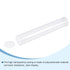 MECCANIXITY Clear Storage Tube, Small Plastic Round Tubing with Caps, Rigid Bottle Container 30x32x200mm for Item