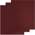 Binditek 25 Pack 12 Mil Sand-Textured Polycover, Un-Punched Plastic Binding Cover for Reports, Maroon Color