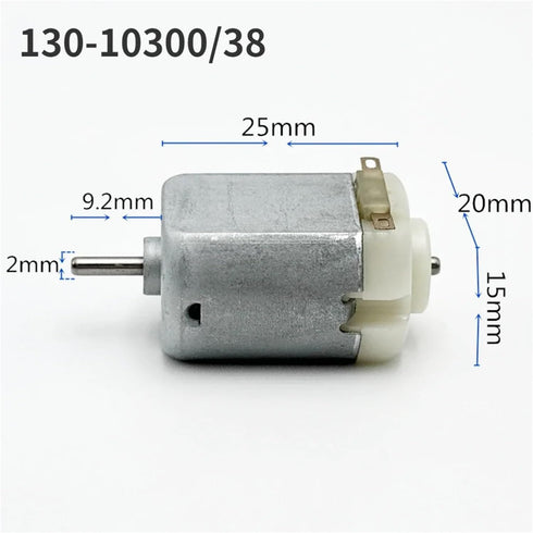 AARTERZZA FF-130SA 3V 6V 12V 13000RPM 4WD Boat(130-10300-38(3V-12V)) Electronic Starter DC with Varistor High Speed RC