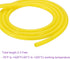 DMiotech 5/32" ID 1/4" OD 3.3 Feet Yellow Silicone Tube for Water Air Pump