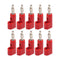 Qingdinu 40 Pcs 4mm Stackable Banana Plug Connectors Solderless Plugs for Security Accessories