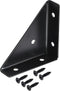 uxcell 4Pcs Angle Corner Brackets 66mm x 66mm, Cold Rolled Steel Braces