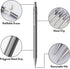 Four Candies 0.5mm Mechanical Pencil Set with Case, 4PCS Metal Pencils and Lead Refills